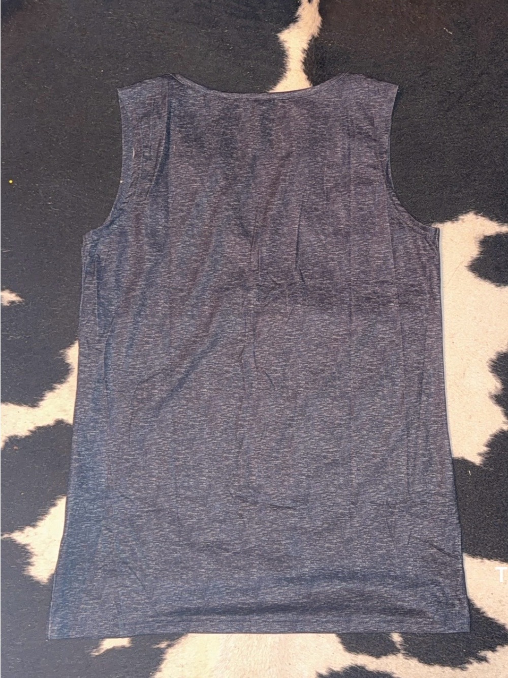 Women’s Navy Graphic Rodeo Tank Top - 'First Rodeo' - Picture 2 of 2